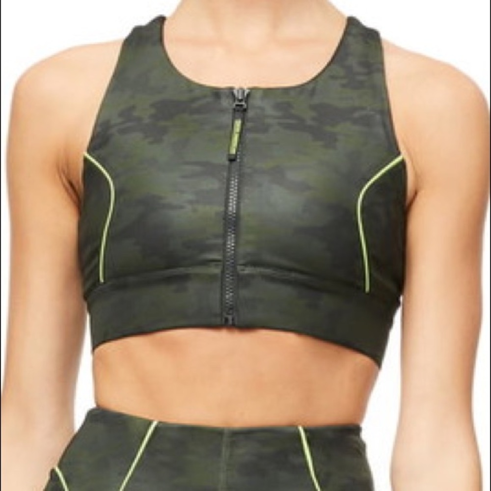Good American Camo Sports Bra
